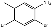 3-Methyl-4,6-dibromoaniline 구조식 이미지