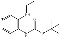 Carbamic  acid,[3-(ethylamino)-4-pyridinyl]-,1,1-dimethylethyl  ester  (9CI) 구조식 이미지