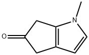 Cyclopenta[b]pyrrol-5(1H)-one, 4,6-dihydro-1-methyl- (9CI) Structure