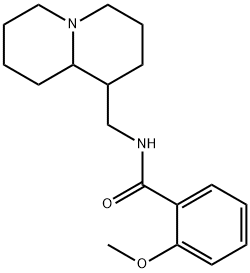 2-Methoxy-N-[(octahydro-2H-quinolizin-1-yl)methyl]-benzamide 구조식 이미지