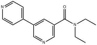 [3,4'-Bipyridine]-5-carboxamide, N,N-diethyl- Structure