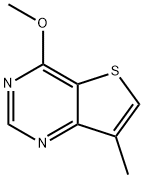 Thieno[3,2-d]pyrimidine, 4-methoxy-7-methyl- (9CI) 구조식 이미지
