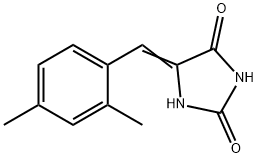 2,4-Imidazolidinedione, 5-[(2,4-dimethylphenyl)methylene]- (9CI) Structure