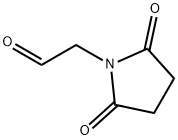 1-Pyrrolidineacetaldehyde,2,5-dioxo-(9CI) Structure