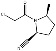 2-Pyrrolidinecarbonitrile, 1-(chloroacetyl)-5-methyl-, (2S,5S)- (9CI) Structure