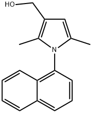 1H-PYRROLE-3-METHANOL, 2,5-DIMETHYL-1-(1-NAPHTHALENYL)- Structure