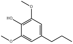 Phenol, 2,6-dimethoxy-4-propyl- 구조식 이미지