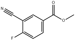 Methyl 3-cyano-4-fluorobenzoate 구조식 이미지