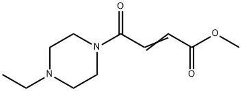2-Butenoicacid,4-(4-ethyl-1-piperazinyl)-4-oxo-,methylester(9CI) 구조식 이미지