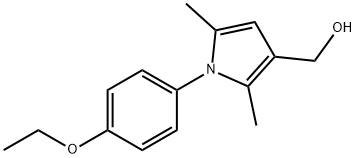 1-(4-ETHOXYPHENYL)-2,5-DIMETHYL-1H-PYRROLE-3-METHANOL Structure