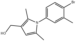 1-(4-BROMO-3-METHYLPHENYL)-2,5-DIMETHYL-1H-PYRROLE-3-METHANOL Structure