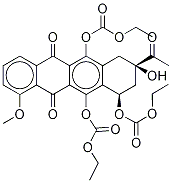 6,10,11-Triethylcarbonate DaunoMycinone Structure