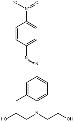 2,2'-[[2-methyl-4-[(4-nitrophenyl)azo]phenyl]imino]bisethanol Structure