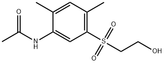 N-[5-[(2-hydroxyethyl)sulphonyl]-2,4-dimethylphenyl]acetamide Structure