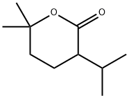tetrahydro-6,6-dimethyl-3-(1-methylethyl)-2H-pyran-2-one Structure