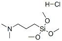 N,N-dimethyl-3-(trimethoxysilyl)propylamine hydrochloride 구조식 이미지