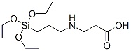 N-[3-(triethoxysilyl)propyl]-beta-alanine Structure