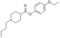 4-Ethoxyphenyl 4-butylcyclohexanecarboxylate 구조식 이미지