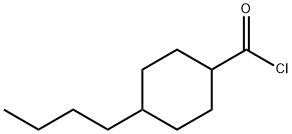 Cyclohexanecarbonyl chloride, 4-butyl- (9CI) Structure