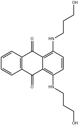 1,4-bis[(3-hydroxypropyl)amino]anthraquinone 구조식 이미지