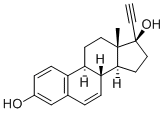 6,7-Dehydro ethynyl estradiol 구조식 이미지