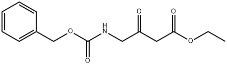ETHYL 4-(BENZYLOXYCARBONYLAMINO)-3-OXOBUTANOATE Structure