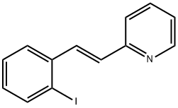 2-[(E)-2-(2-iodophenyl)ethenyl]pyridine 구조식 이미지