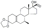 Tibolone 3-Ethylene Ketal Structure