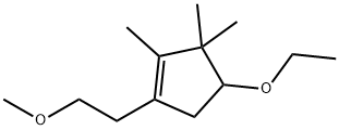 Cyclopentene, 4-ethoxy-1-(2-methoxyethyl)-2,3,3-trimethyl- (9CI) 구조식 이미지