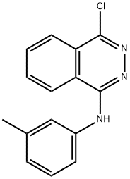 4-CHLORO-N-(3-METHYLPHENYL)-1-PHTHALAZINAMINE 구조식 이미지