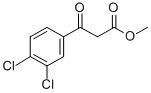 3-(3,4-DICHLORO-PHENYL)-3-OXO-PROPIONIC ACID METHYL ESTER Structure