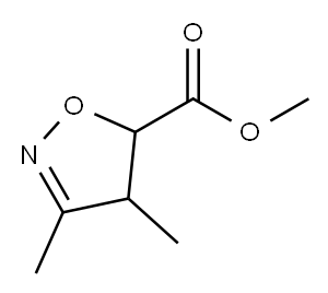 5-Isoxazolecarboxylicacid,4,5-dihydro-3,4-dimethyl-,methylester(9CI) 구조식 이미지