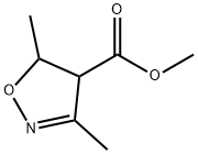 4-Isoxazolecarboxylicacid,4,5-dihydro-3,5-dimethyl-,methylester(9CI) Structure