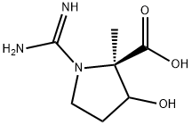 Proline, 1-(aminoiminomethyl)-2-hydroxy- (9CI) Structure
