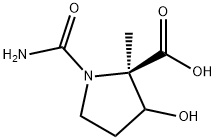 Proline, 1-(aminocarbonyl)-2-hydroxy- (9CI) 구조식 이미지