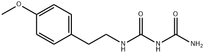 1-(p-Methoxyphenethyl)biuret 구조식 이미지