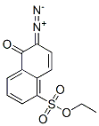 ethyl 6-diazo-5,6-dihydro-5-oxonaphthalene-1-sulphonate Structure