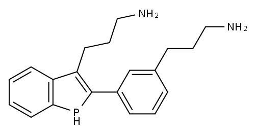 BIS(3-AMINOPROPYL)PHENYLPHOSPHINE Structure