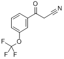 3-(TRIFLUOROMETHOXY)BENZOYLACETONITRILE Structure