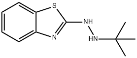 2(3H)-Benzothiazolone,(1,1-dimethylethyl)hydrazone(9CI) 구조식 이미지