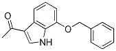 Ethanone, 1-[7-(phenylMethoxy)-1H-indol-3-yl]- 구조식 이미지