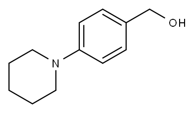 (4-PIPERIDIN-1-YL-PHENYL)METHANOL 구조식 이미지