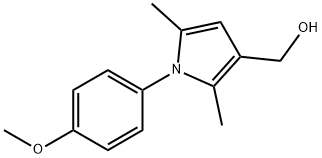 1-(4-METHOXYPHENYL)-2,5-DIMETHYL-1H-PYRROLE-3-METHANOL 구조식 이미지