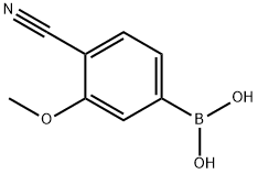 Boronic acid, (4-cyano-3-methoxyphenyl)- (9CI) Structure