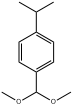 Benzene, 1-(dimethoxymethyl)-4-(1-methylethyl)- 구조식 이미지