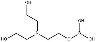 2,2',2''-nitrilotriethanol, monoester with boric acid 구조식 이미지