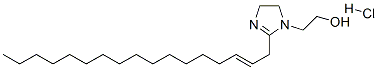 heptadec-2-enyl-4,5-dihydro-1H-imidazole-1-ethanol hydrochloride Structure