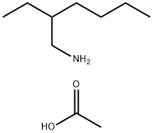 (2-ethylhexyl)ammonium acetate 구조식 이미지