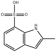 2-Methyl-1H-indole-7-sulfonic acid 구조식 이미지