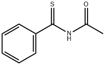 N-Acetylbenzothioamide 구조식 이미지